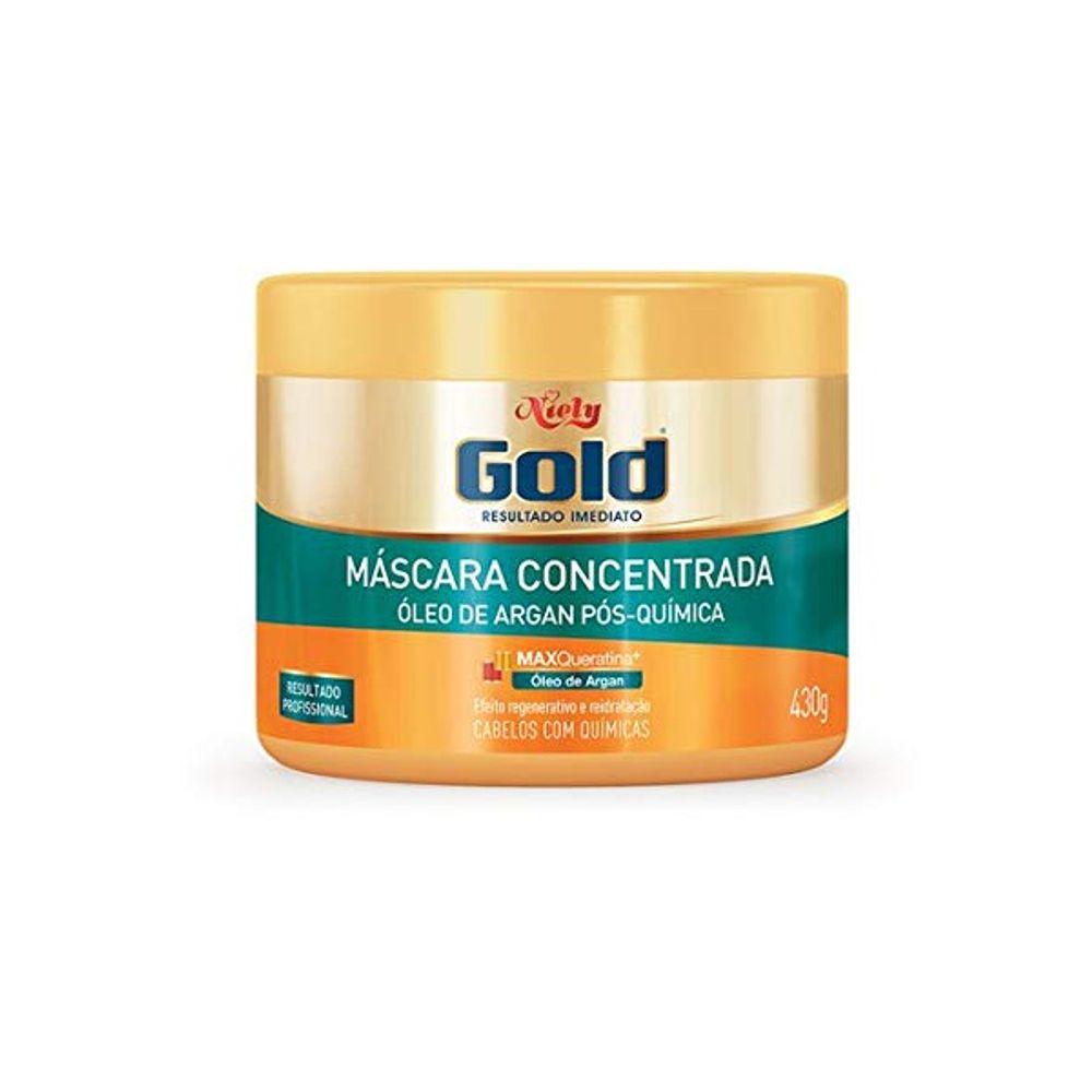 Máscara Concentrada Niely Gold Óleo de Argan PósQuímica 430g soneda