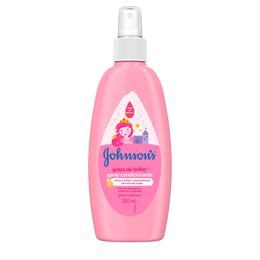Spray Capilar Johnson’s Baby Gotas de Brilho 200ml soneda