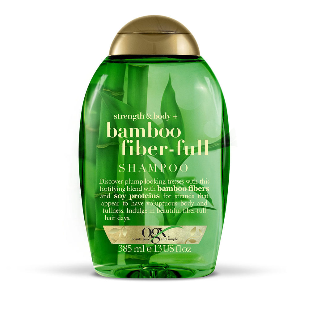 Shampoo Johnson’s Ogx Bamboo Fiberfull 385ml soneda