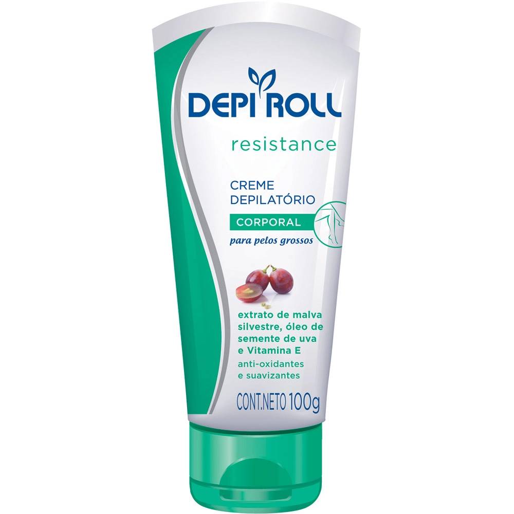 Creme Depilatório Depi Roll Pelos Grossos 100g - soneda