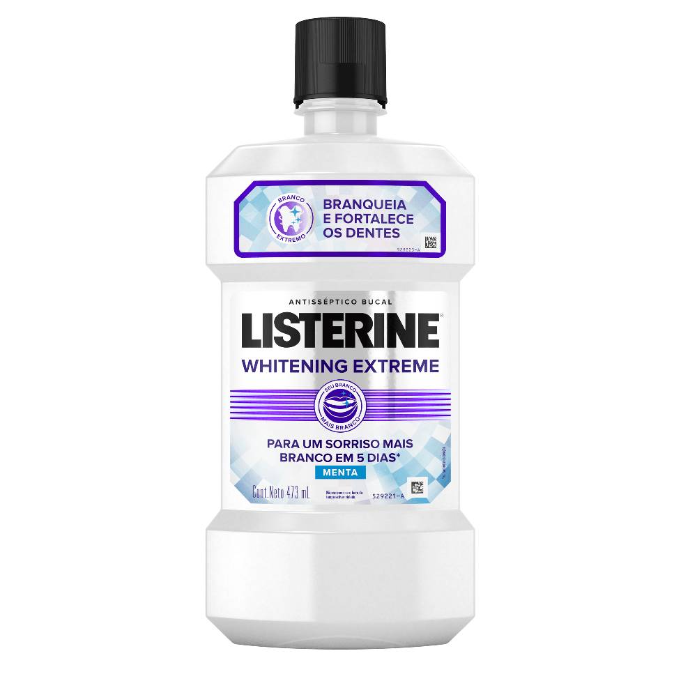 Antisséptico Bucal Listerine Whitening Extreme 473ml soneda