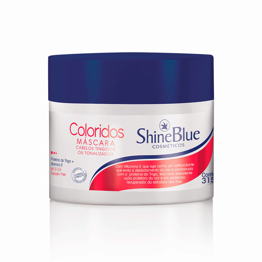 Máscara de Tratamento Shine Blue Coloridos 315g soneda