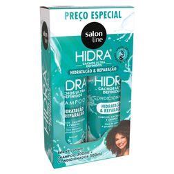 Kit Salon Line Todecacho Cachos Dos Sonhos Shampoo 300ml Condicionador 300ml Creme Para Pentear 500ml Gelatina 550g Soneda