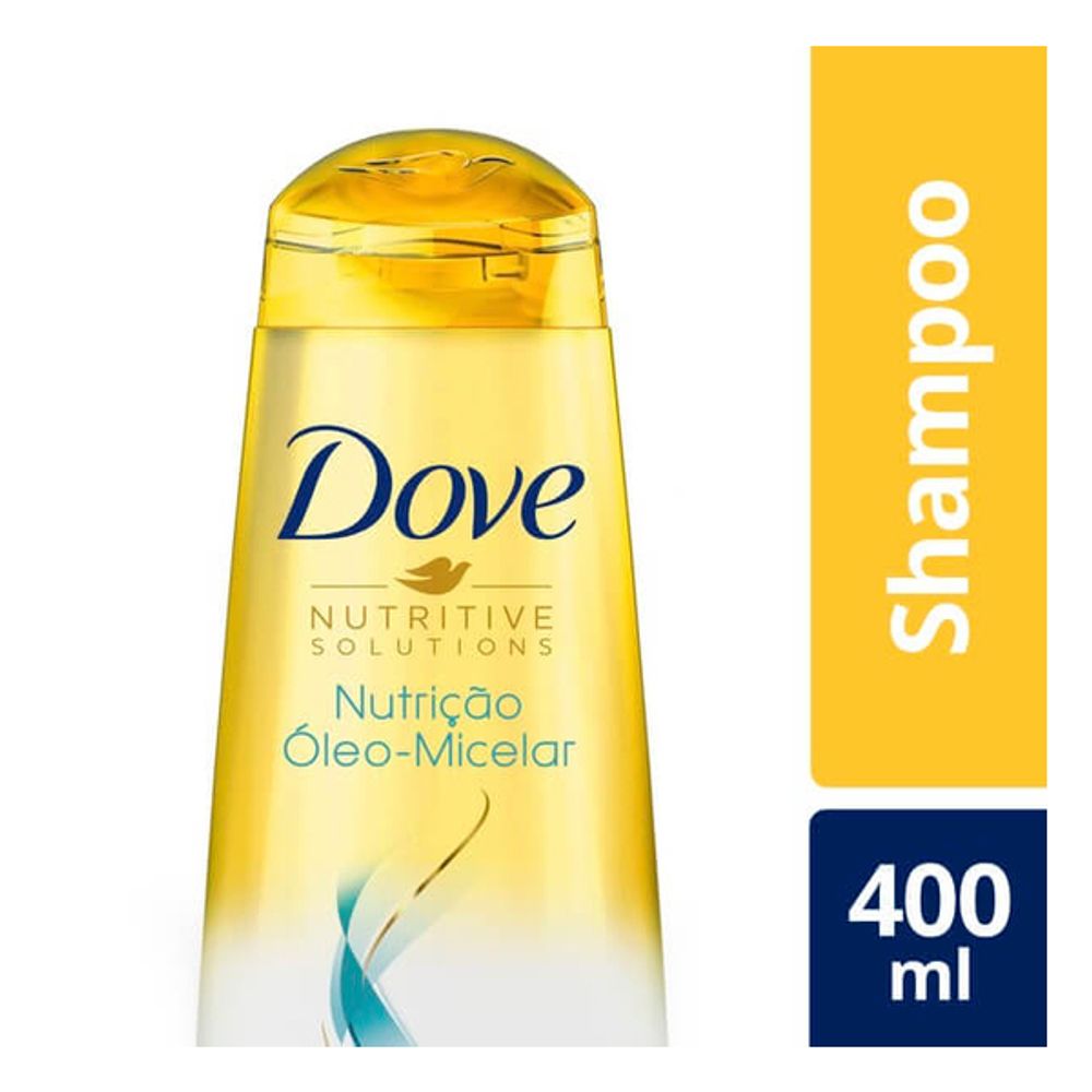 Shampoo Dove Nutrição Óleo Micelar 400ml soneda
