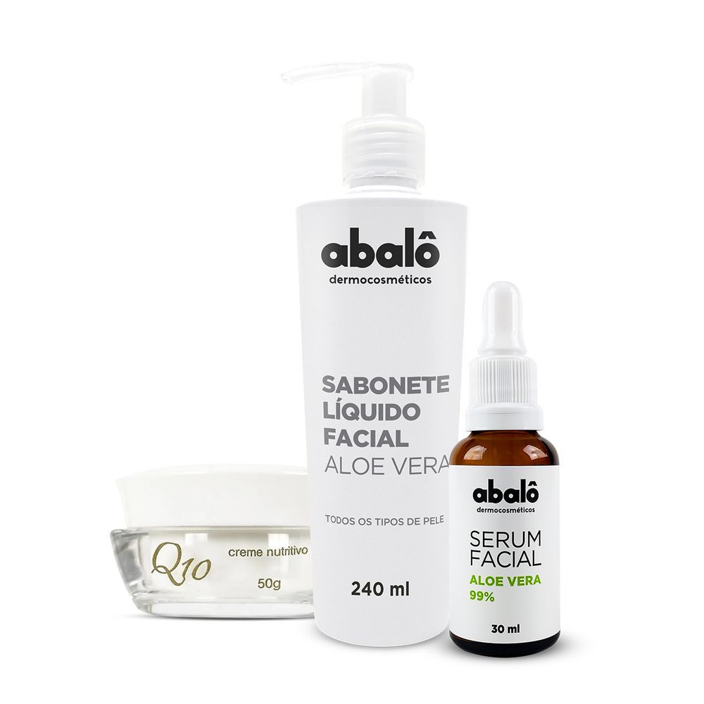 Kit Abalo Facial Aloe Vera Pele Madura Soneda Kit Abalo Facial Aloe Vera Pele Madura Soneda