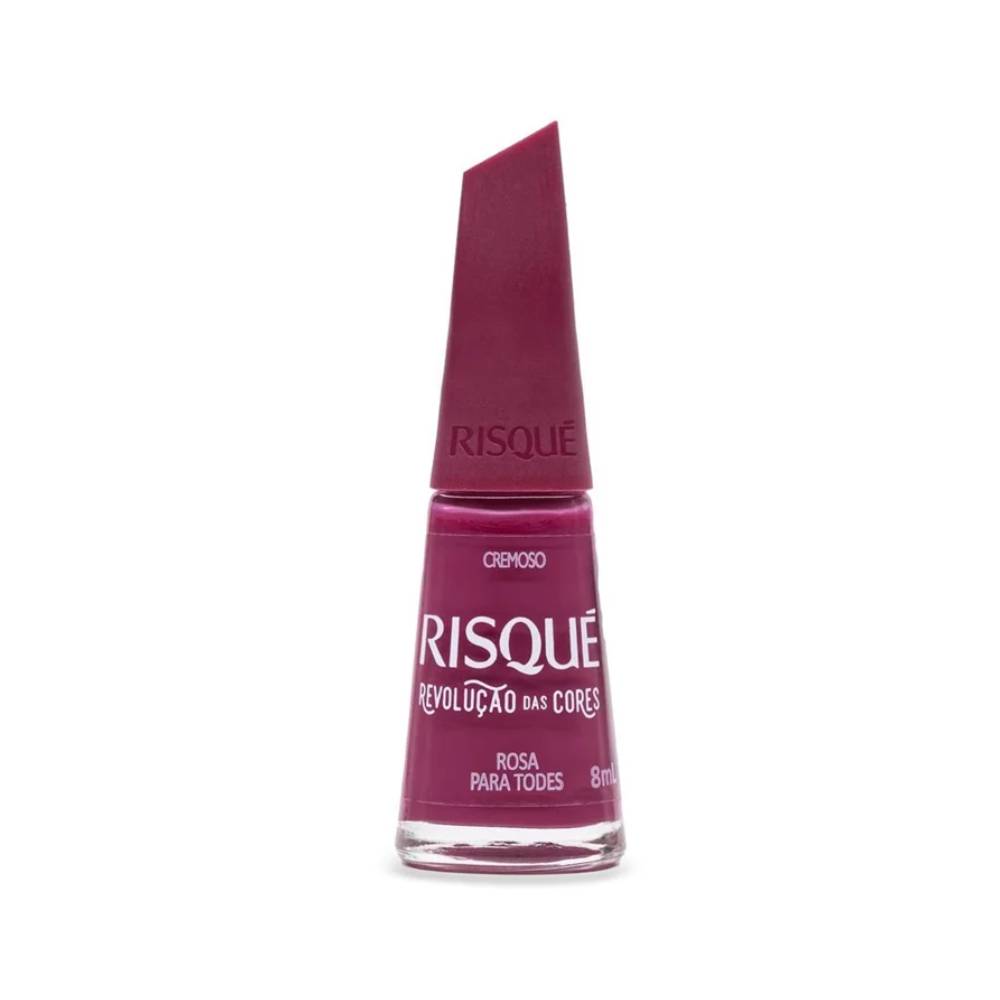 Esmalte Risqué Revolução Das Cores Rosa Para Todes 8ml - Soneda Perfumaria