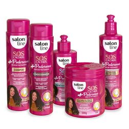 Kit Salon Line S O S Cachos Poderosos Shampoo 300ml Condicionador 300ml Creme Para Pentear 300ml Mascara 500g Ativador 300ml Soneda Perfumaria Kit Salon Line S O S Cachos Poderosos Shampoo 300ml Condicionador 300ml Creme Para Pentear 300ml Mascara 500g Ativador 300ml Soneda Perfumaria