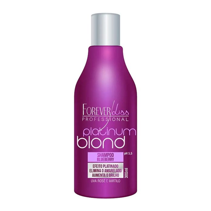 Platinum Blond Toning Hair shampoo 300ml - Forever Liss