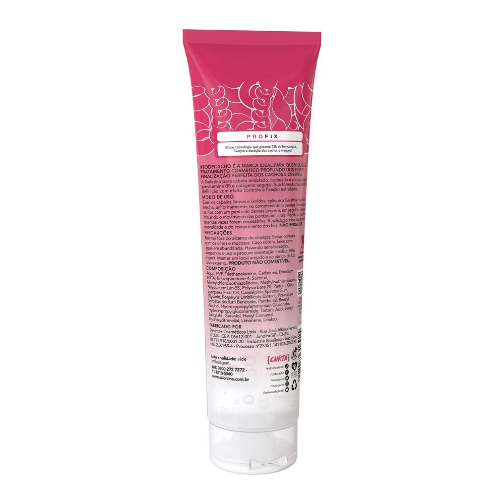 Gelatina Capilar Salon Line #Todecacho Estilização Fixação Extra Forte 280g  - Soneda Perfumaria