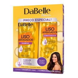 Kit-Dabelle-Hair-Shampoo-250ml---Condicionador-200ml-Liso-Arrasador--146789