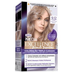 Tintura Imédia Excellence L'Oréal Fashion Paris 1.101 Preto Alta Costura