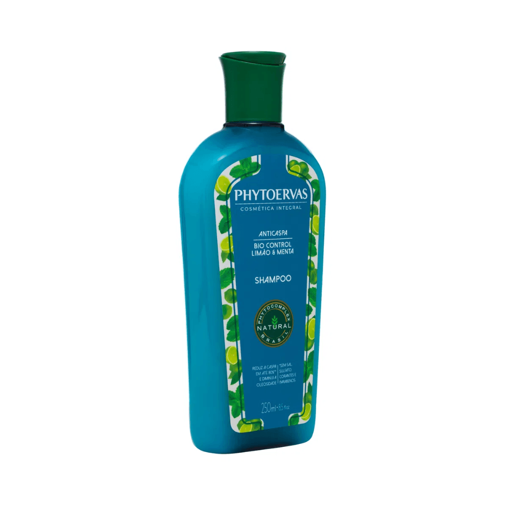 Shampoo Phytoervas Anticaspa Limão & Menta 250ml - Soneda Perfumaria