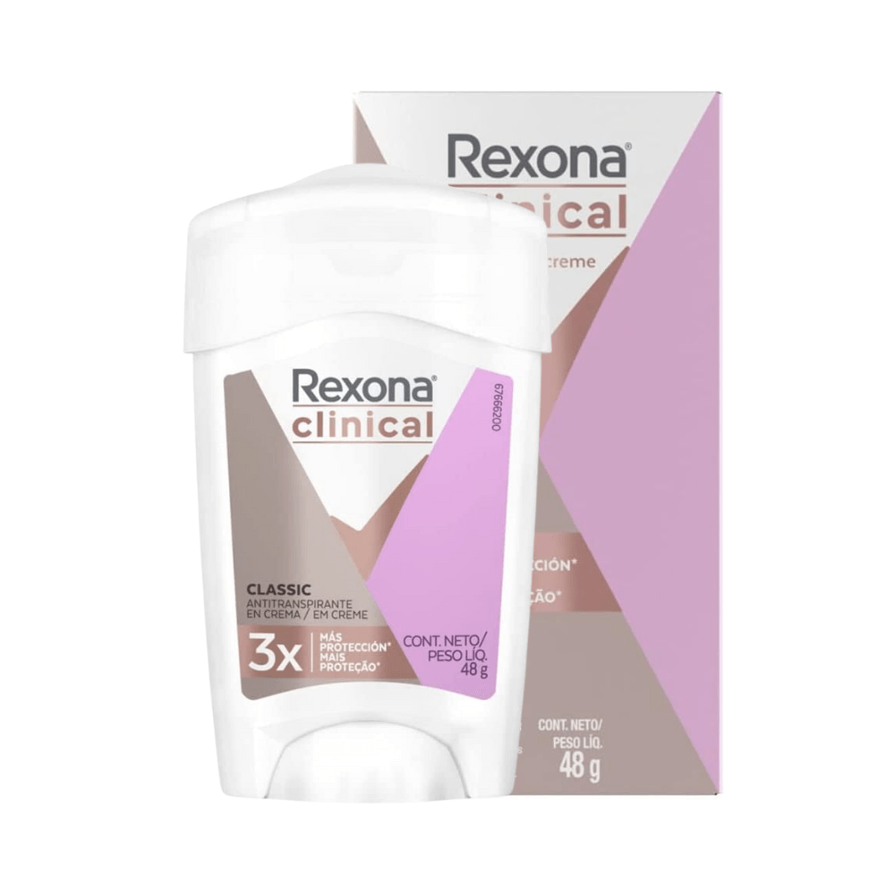 Desodorante Rexona Clinical Antitraspirante em Creme C/48g em