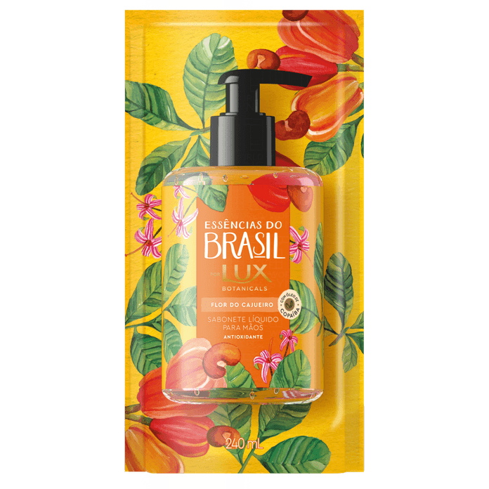 Sabonete Líquido Lux Botanicals Essências do Brasil Vitória-Régia com 300ml