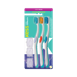 Pack-Escova-Dental-Kess-Tipper-Complete-Macia-3un-REF-2083-57547