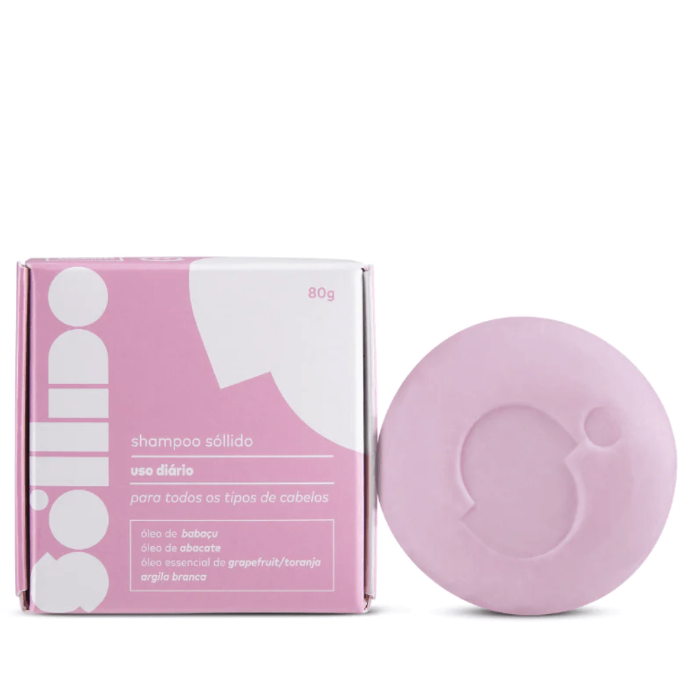 Shampoo em Barra Sóllido Uso Diário 80g Soneda Perfumaria