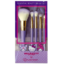 Kit-de-Pincel-Hello-Kitty-By-Klass-Vough-Essencial-Beauty-Brush-Set-5un -192034